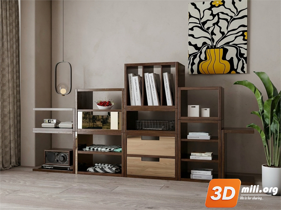 Bookcase Skp Files
